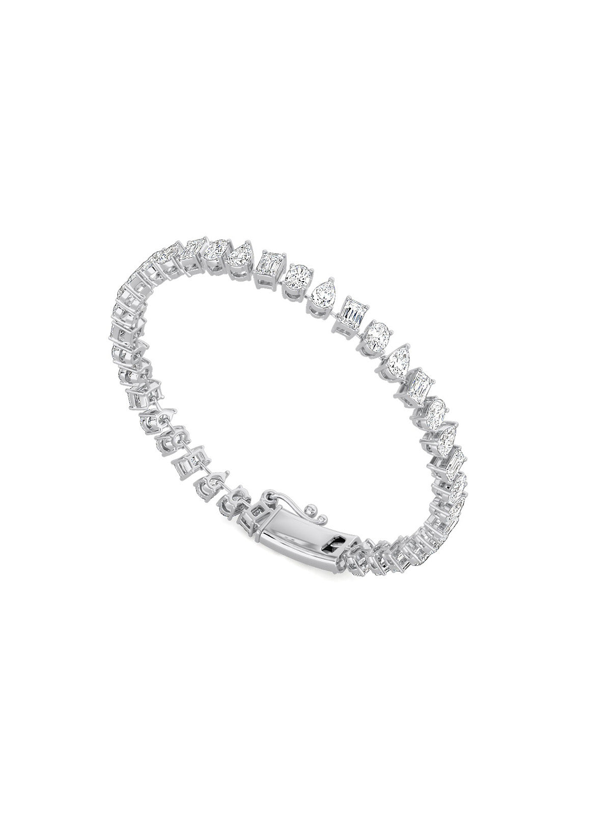 Multi-Shape Diamond Bracelet