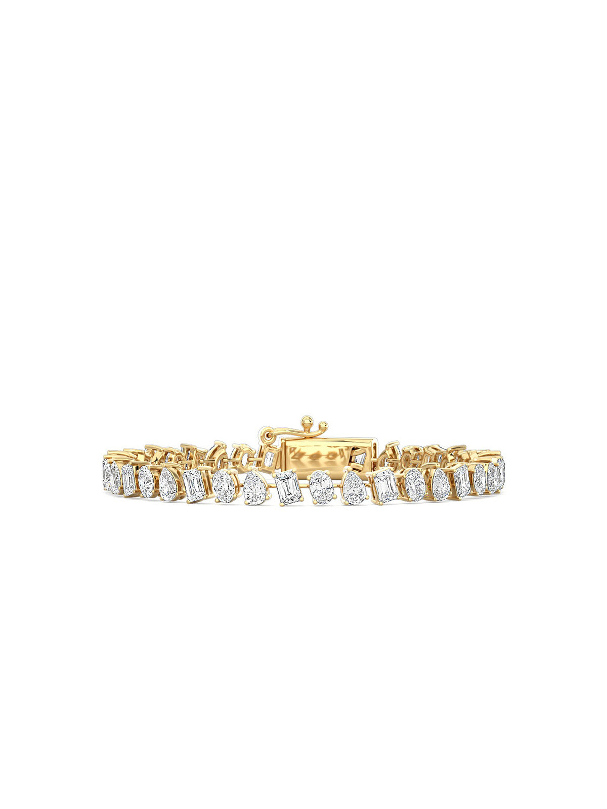 Multi-Shape Diamond Bracelet