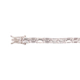 Emerald Straight Cut Tennis Bracelet