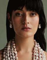 Natural Baroque Pearl Studs