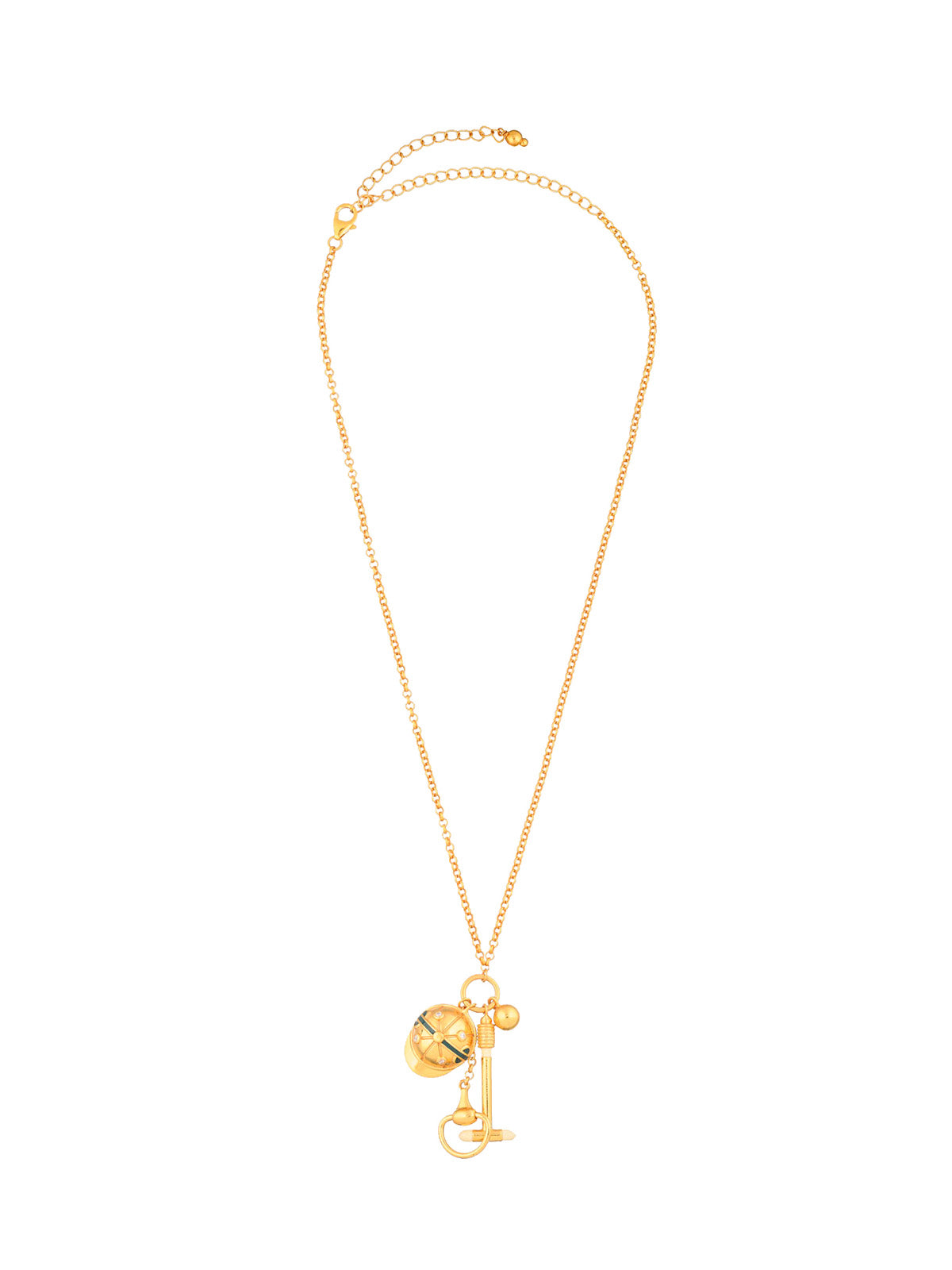 Multi charm Polo Pendant