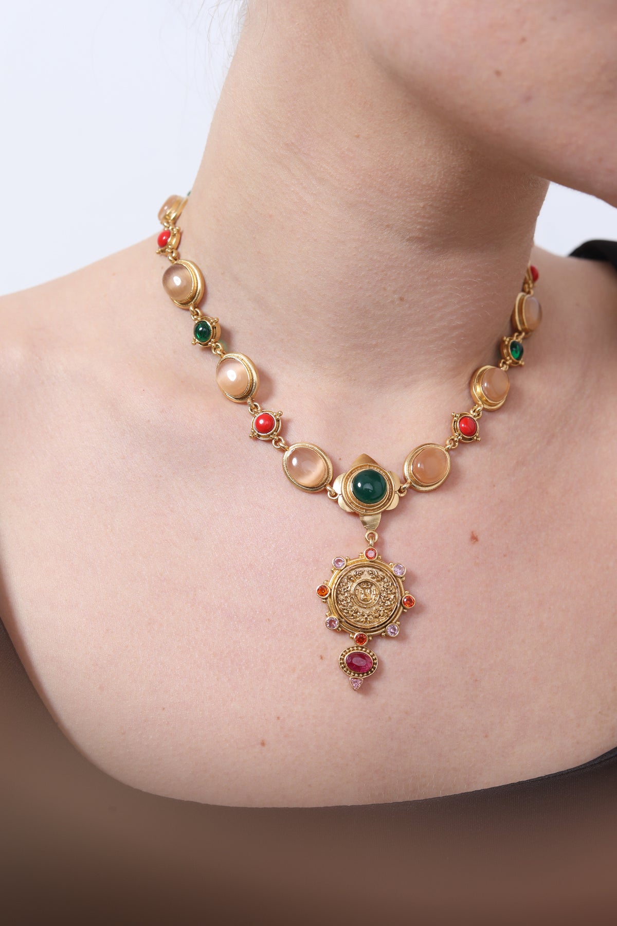 Multicolored Cleopatra Necklace