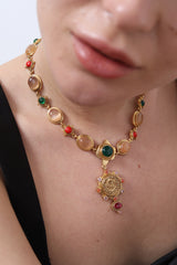Multicolored Cleopatra Necklace