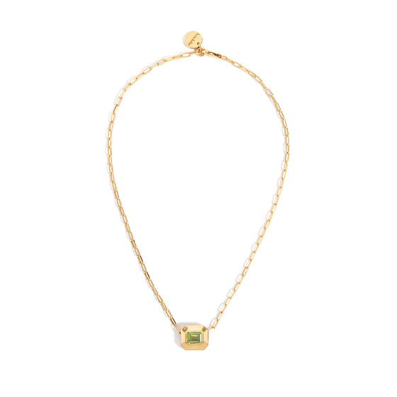 Yellow-Green Peridot Necklace