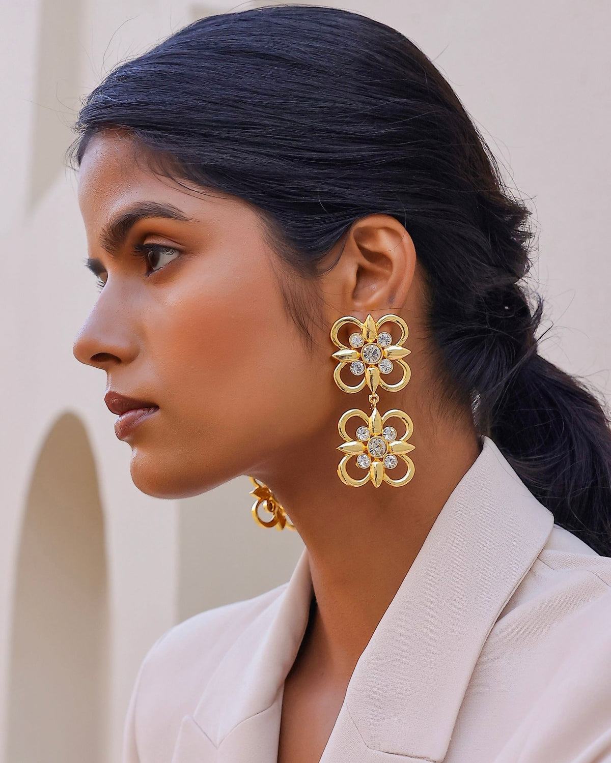 Gold Casha Danglers