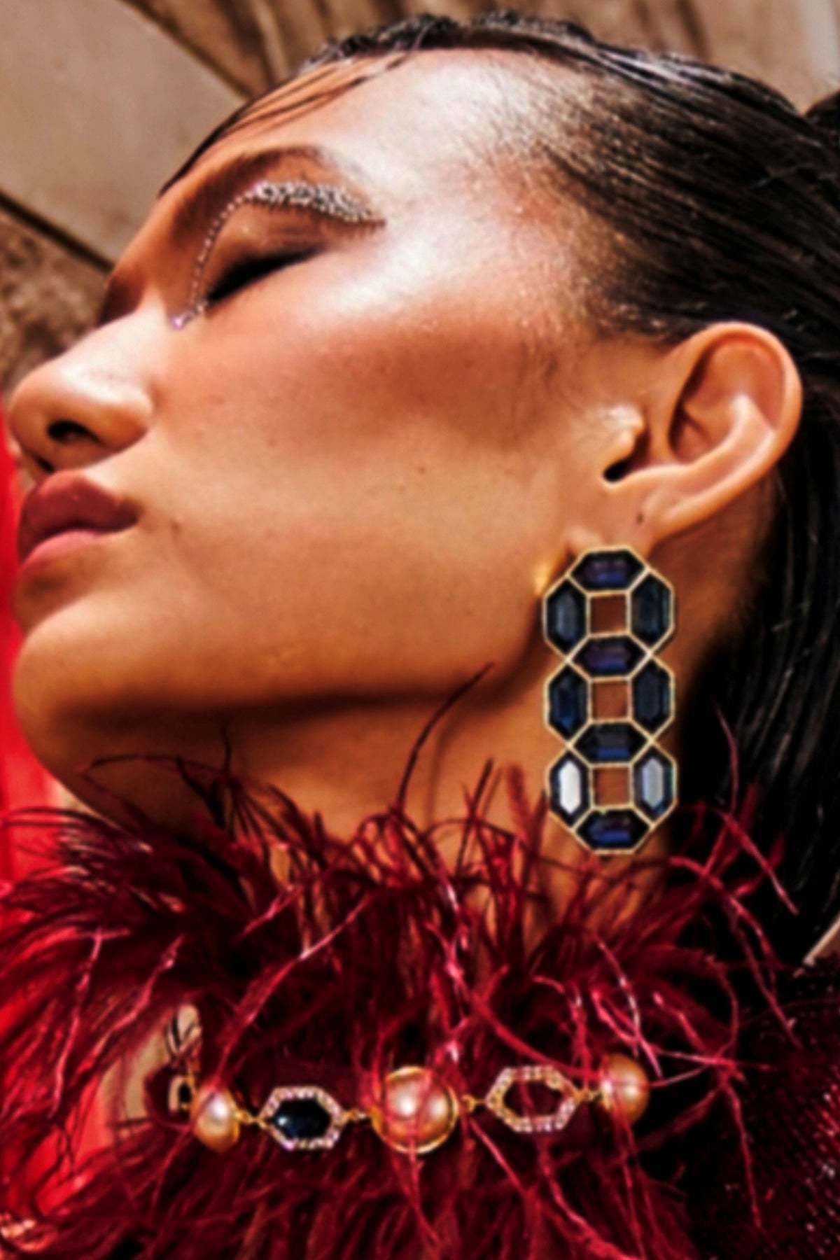 Cavana Luxe Statement Studs