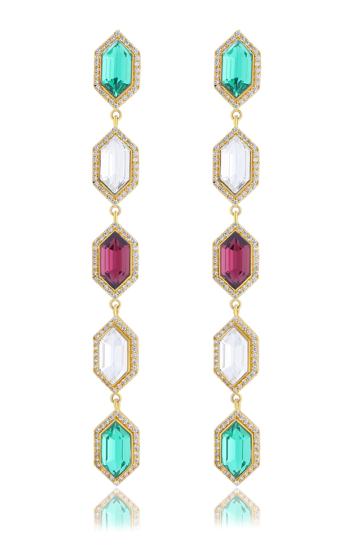 Cavi Multicolor Dangler Earrings
