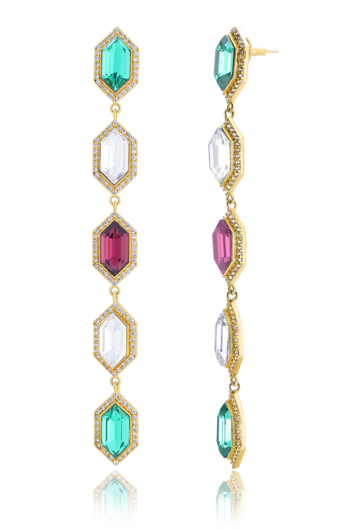 Cavi Multicolor Dangler Earrings