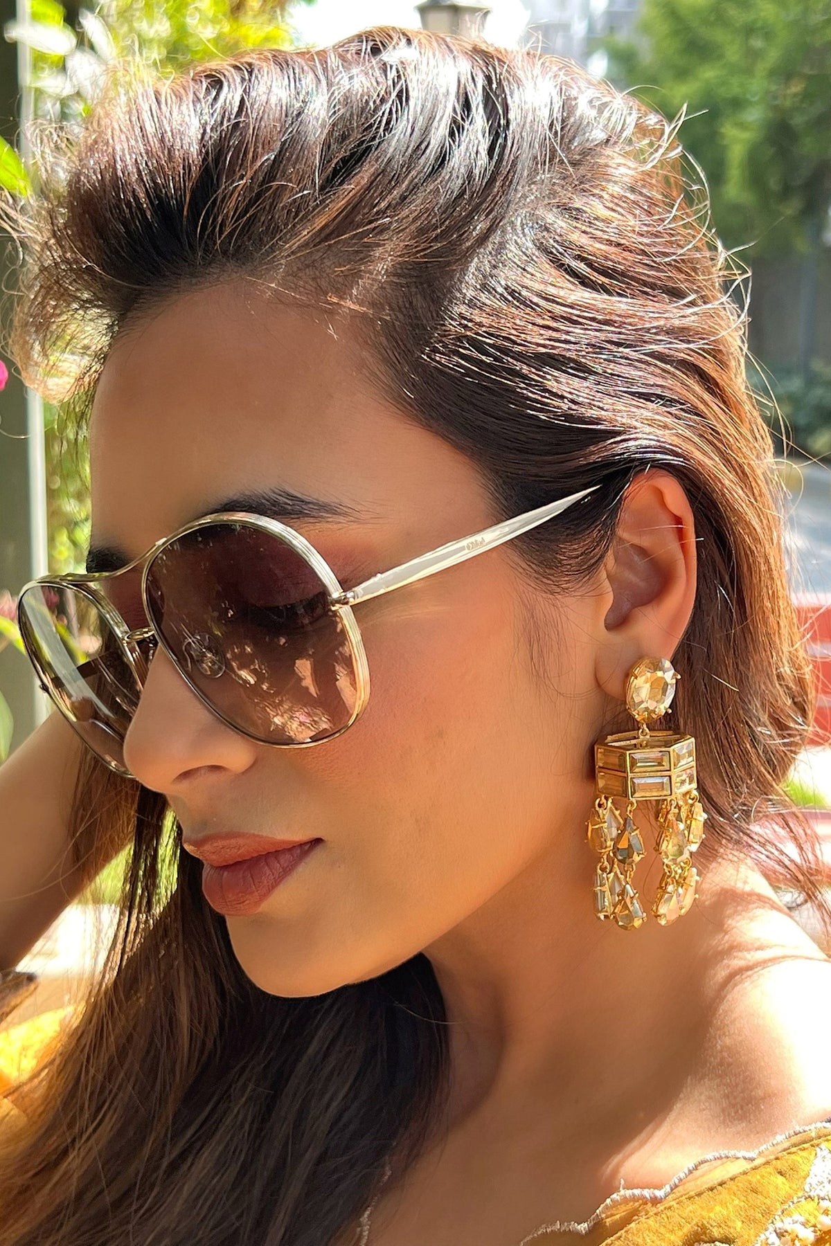 Shimmerfall Drop Earrings