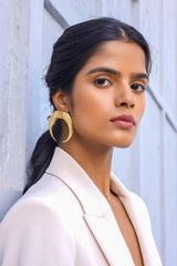 Moonbeam Hoop Earrings
