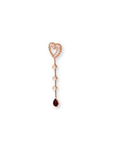 Aditi Rao Hydari in Heart Drop Danglers