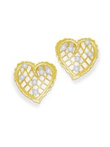 Whispering Heart Studs