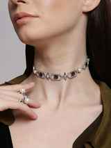 Ananya Pandey in Classic Monogrammed Choker