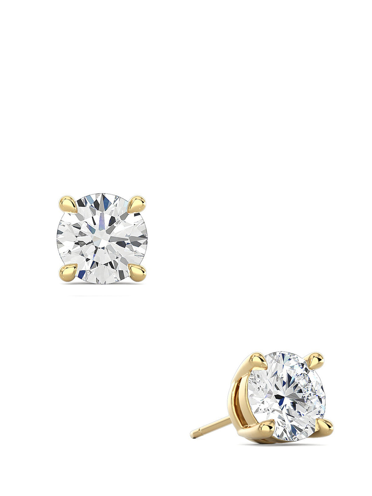 Round Diamond Studs