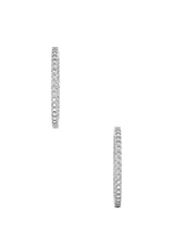 Classic Diamond Double Side Hoops