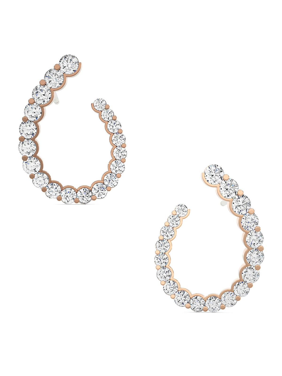 Graduating Diamond Earrings