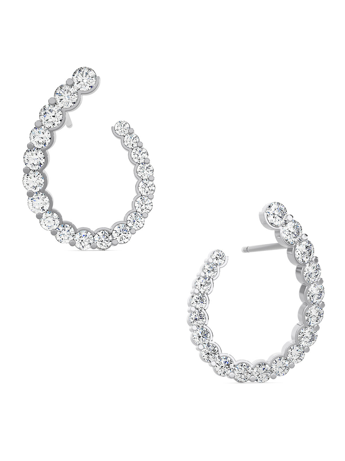 Graduating Diamond Earrings