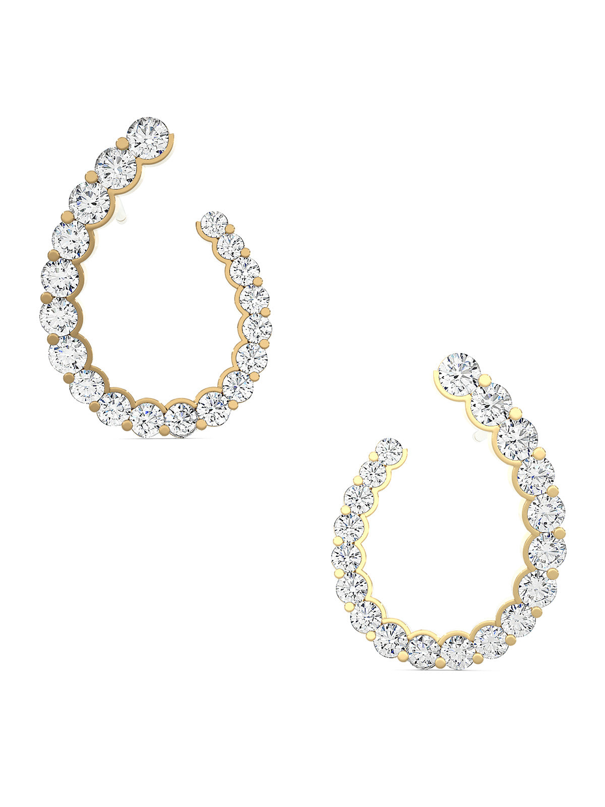 Graduating Diamond Earrings