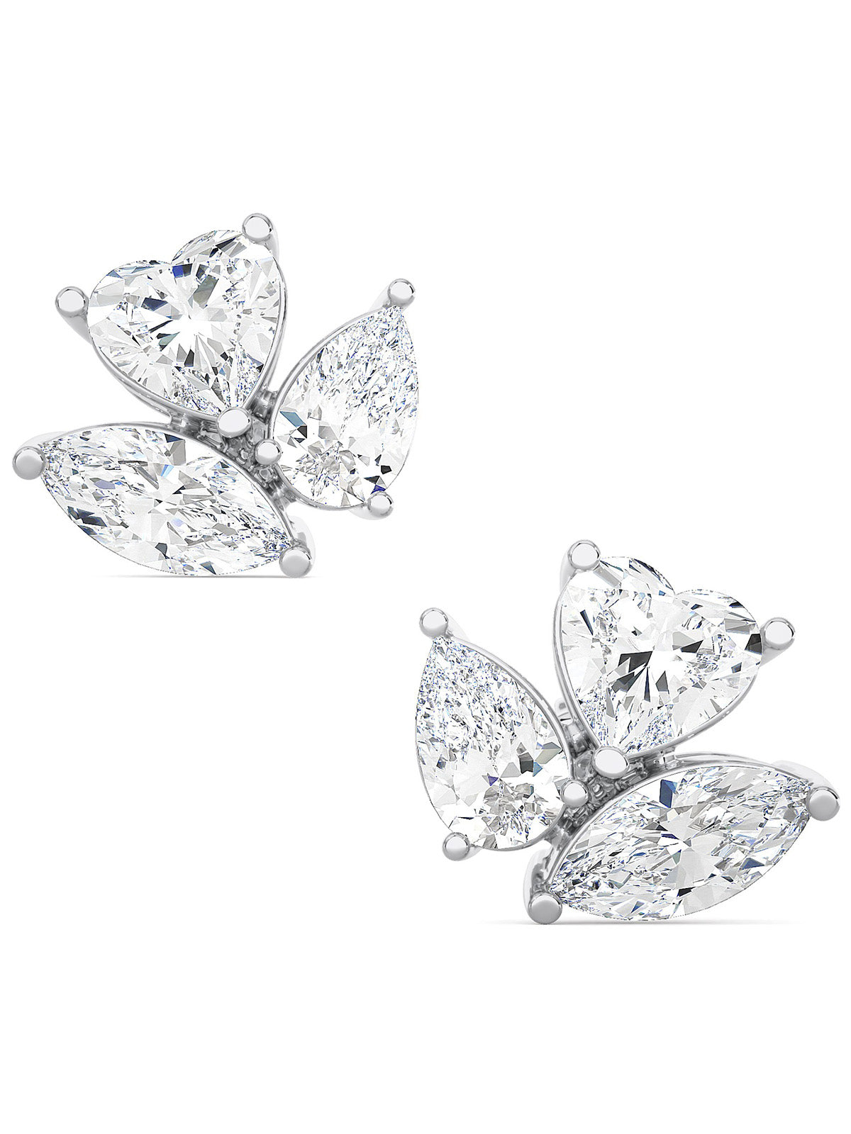 Sparkling Petal Earrings