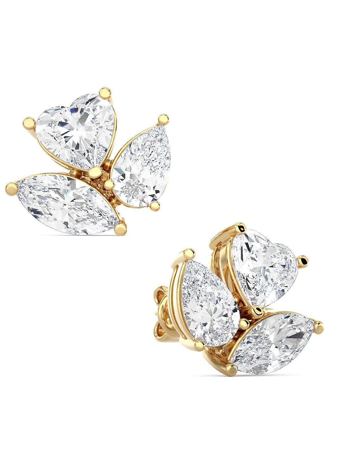 Sparkling Petal Earrings