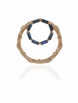 Crystal Double Hoops