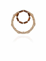 Crystal Double Hoops
