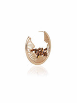 Falling Crystal Hoops