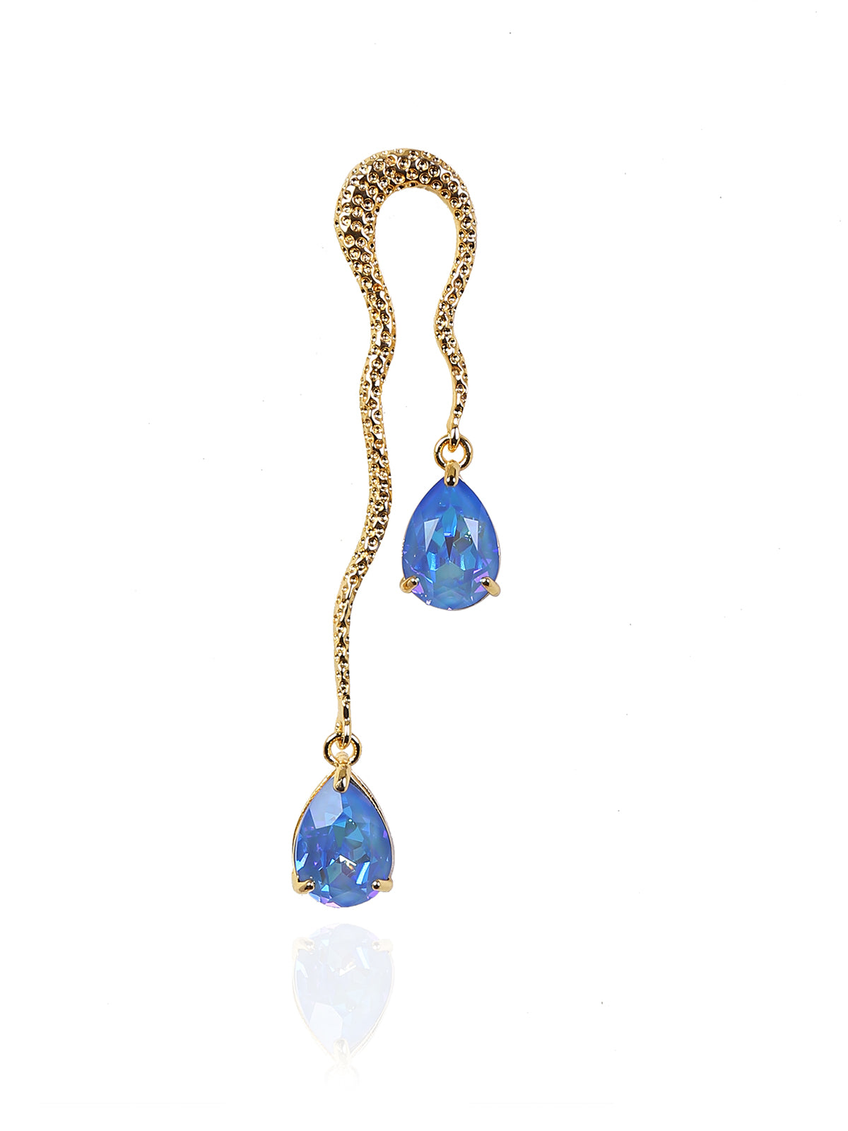 Janhvi Kapoor In Uneven Crystal Dangler