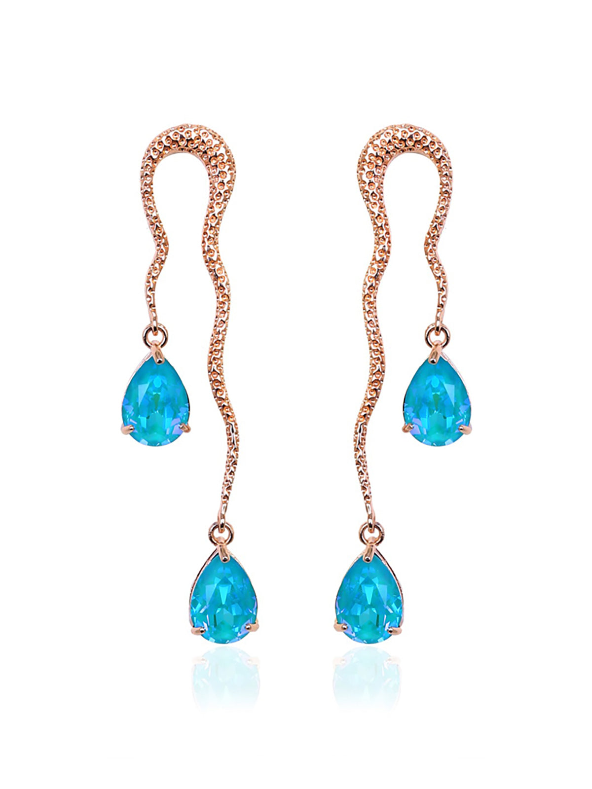 Janhvi Kapoor In Uneven Crystal Dangler