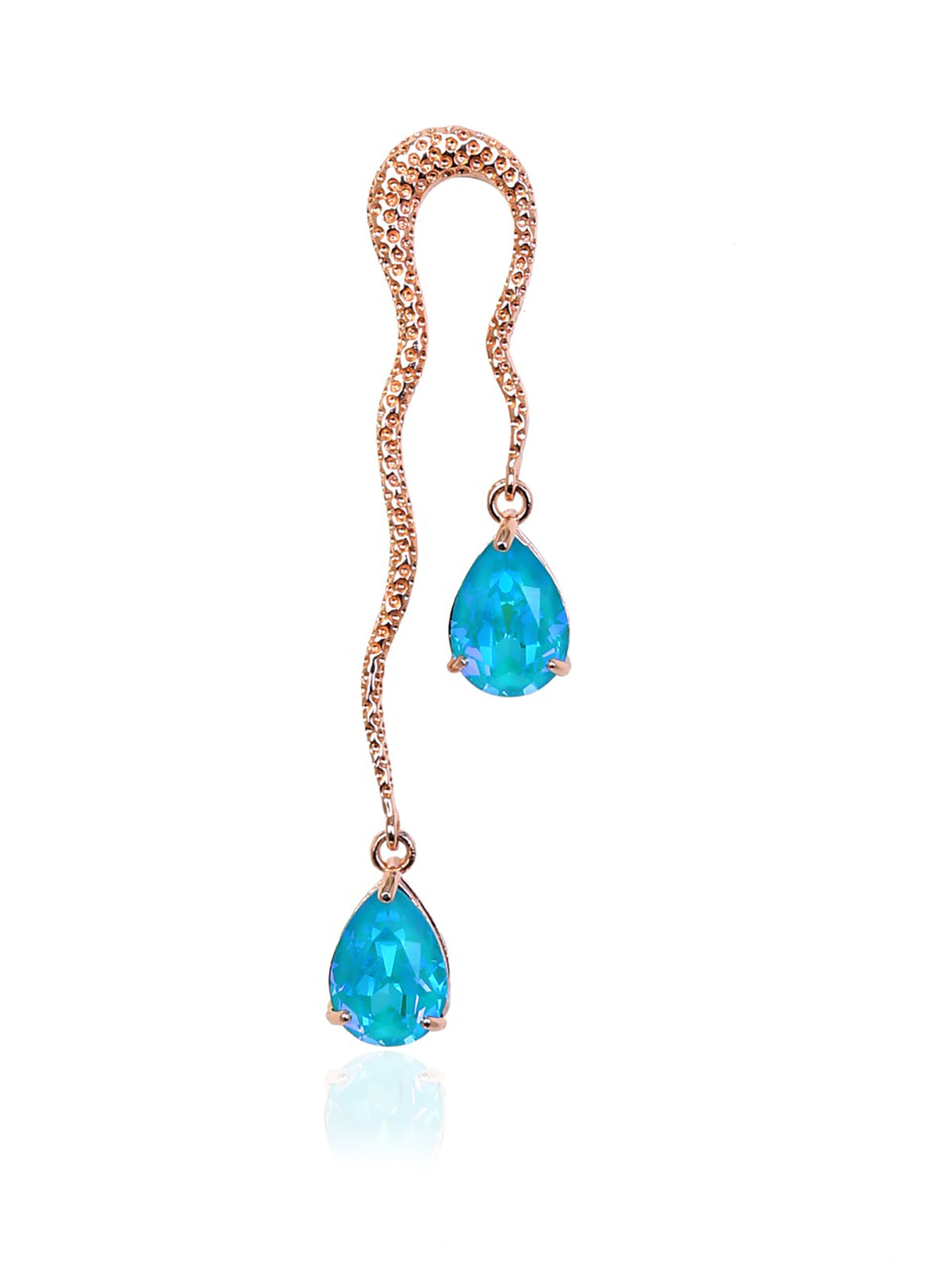 Janhvi Kapoor In Uneven Crystal Dangler