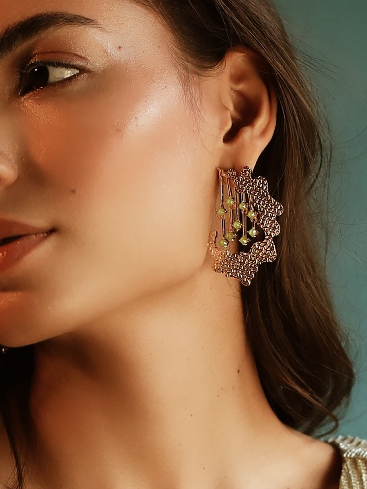 Moon Dangler Hoops
