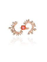 Double Finger Crystal Ring
