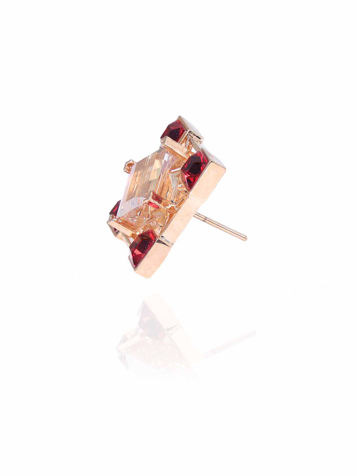 Square Crystal Studs