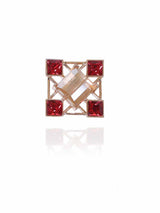 Square Crystal Studs
