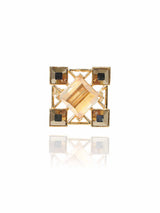 Square Crystal Studs