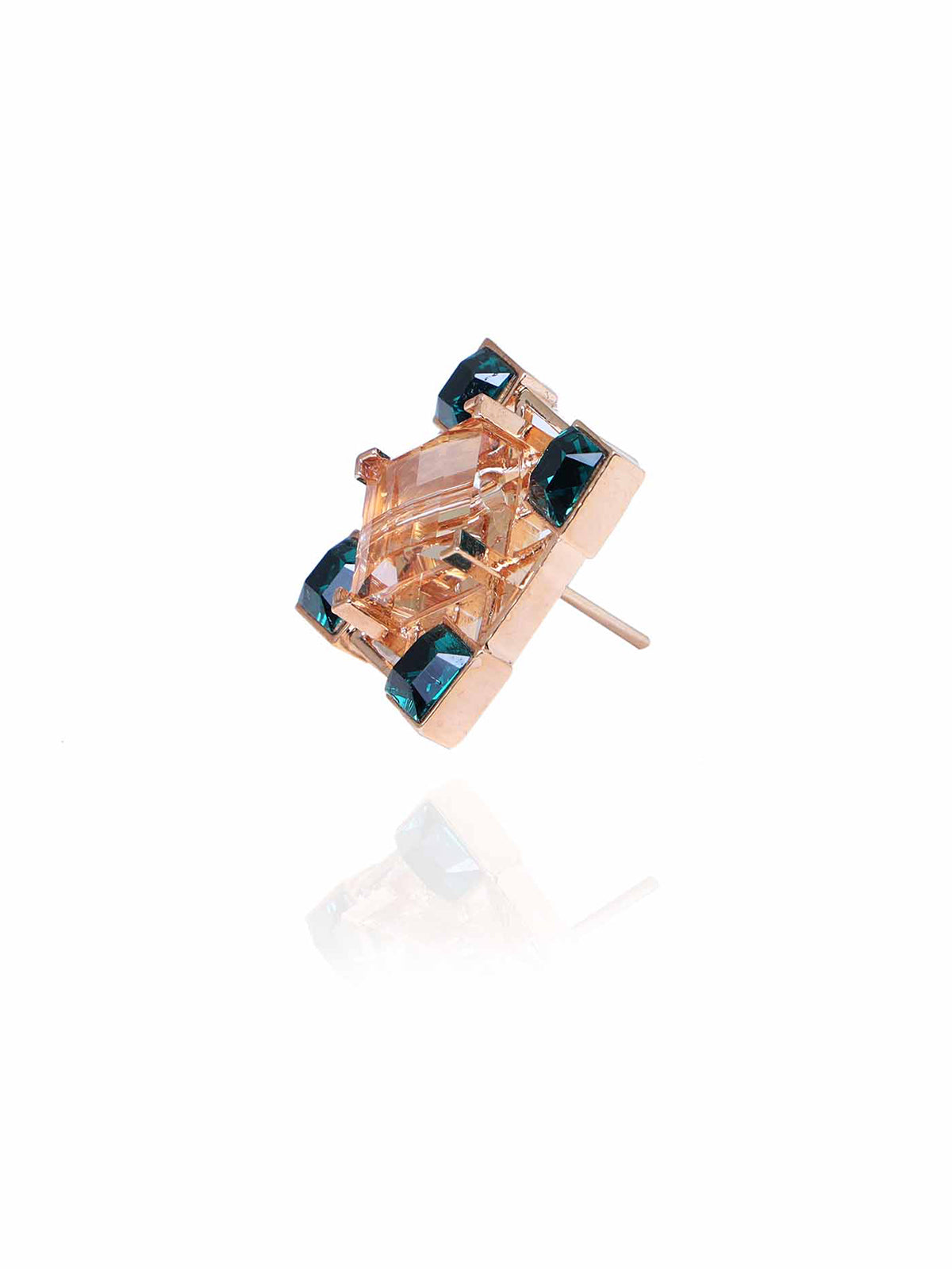 Square Crystal Studs