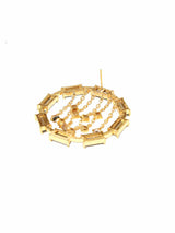 Crystal Circle Hoops