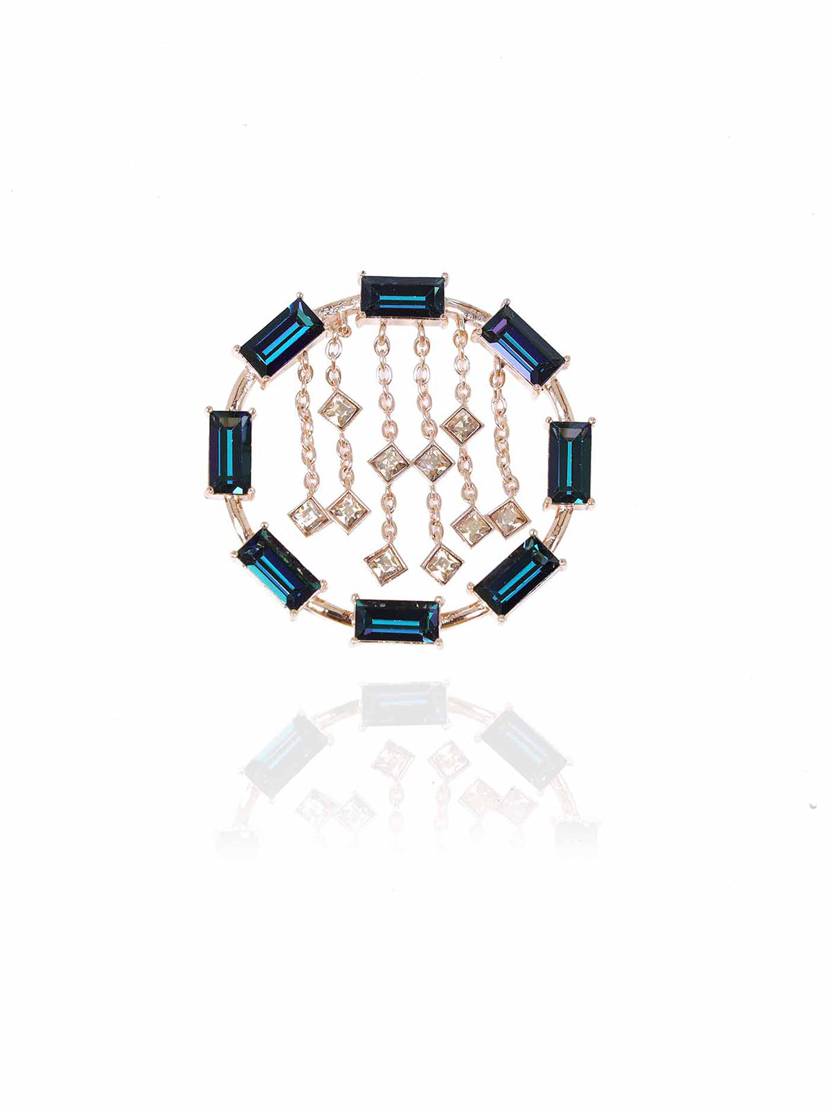 Crystal Circle Hoops