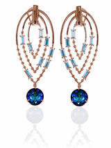 Oval Crystal Danglers