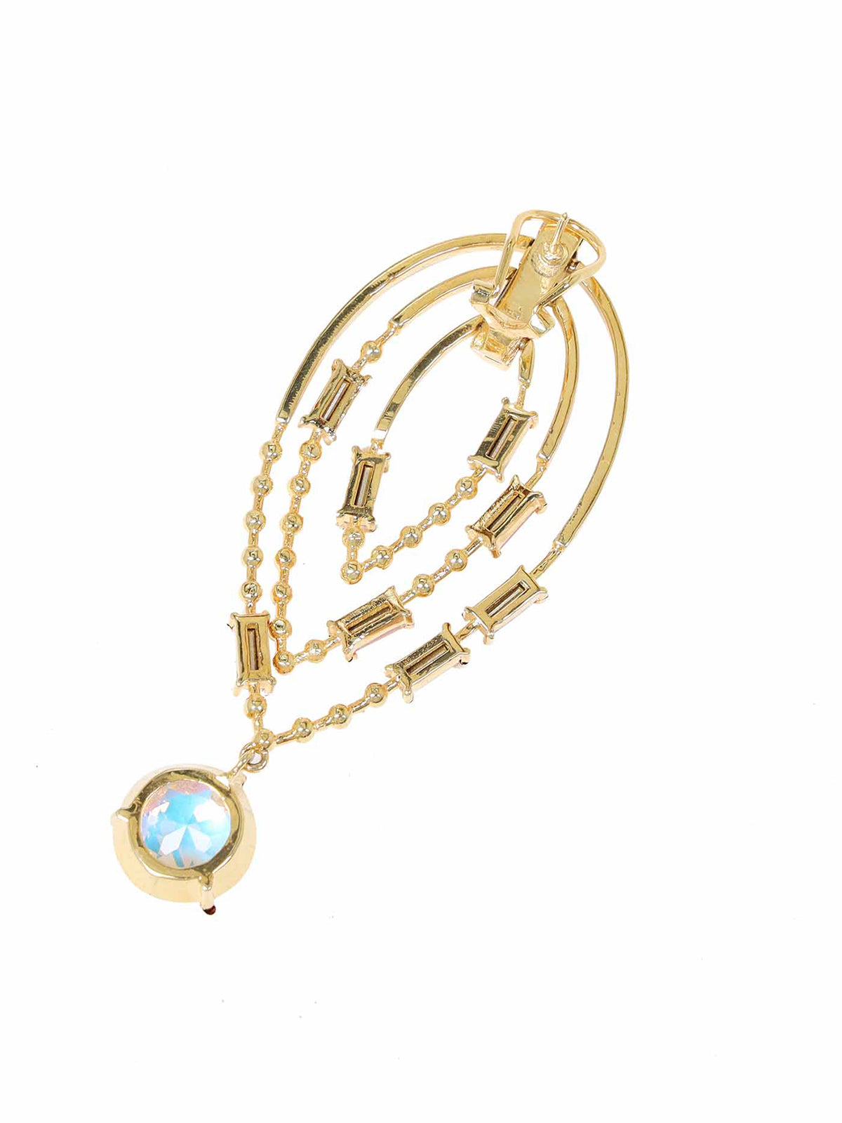 Oval Crystal Danglers