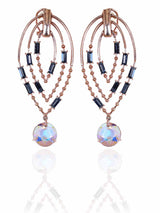 Oval Crystal Danglers