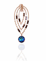 Oval Crystal Danglers