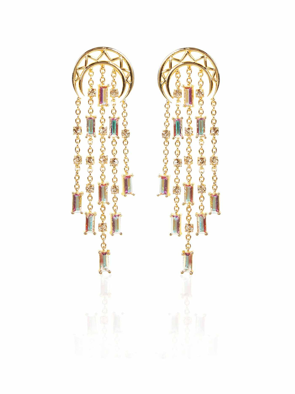 Moon Crystal Earrings