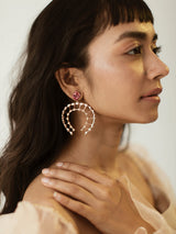 Horse Shoe Crystal Earrings