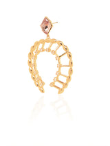 Horse Shoe Crystal Earrings