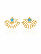 Open Eye Crystal Studs