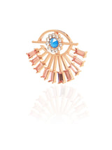 Open Eye Crystal Studs