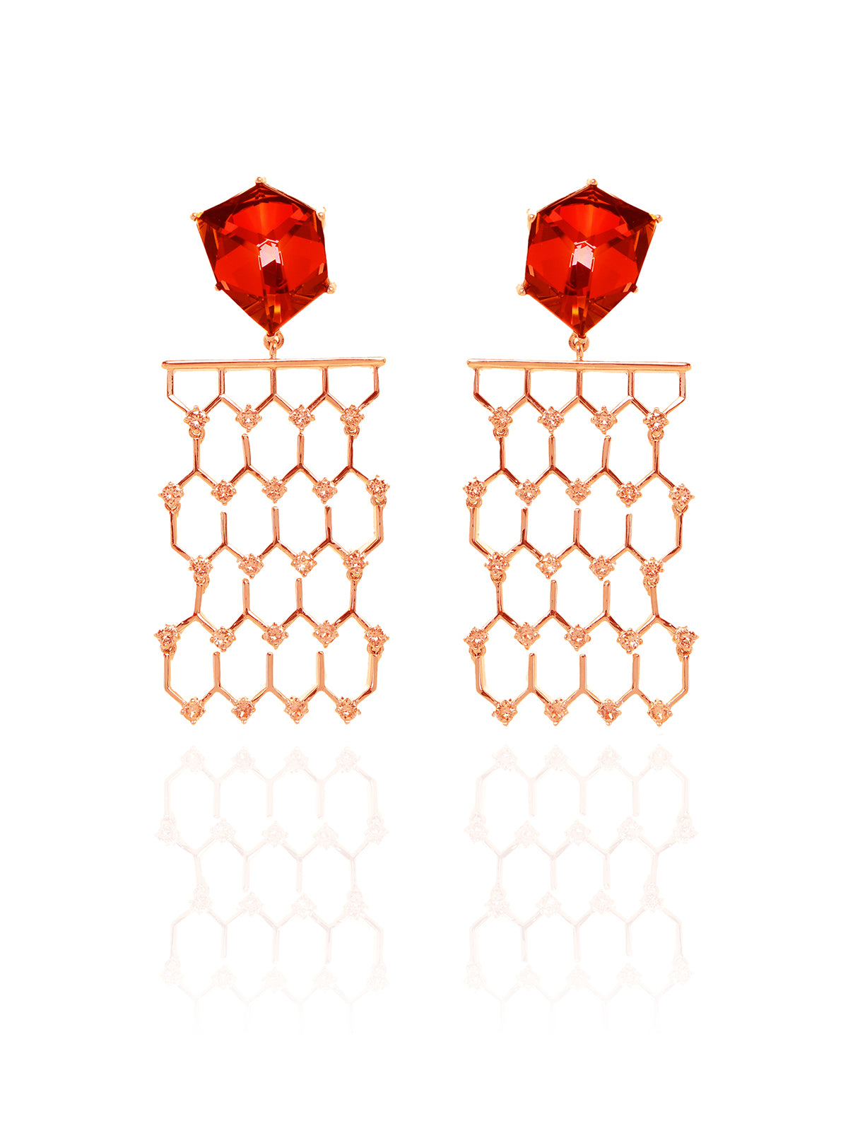 Honey Comb Danglers