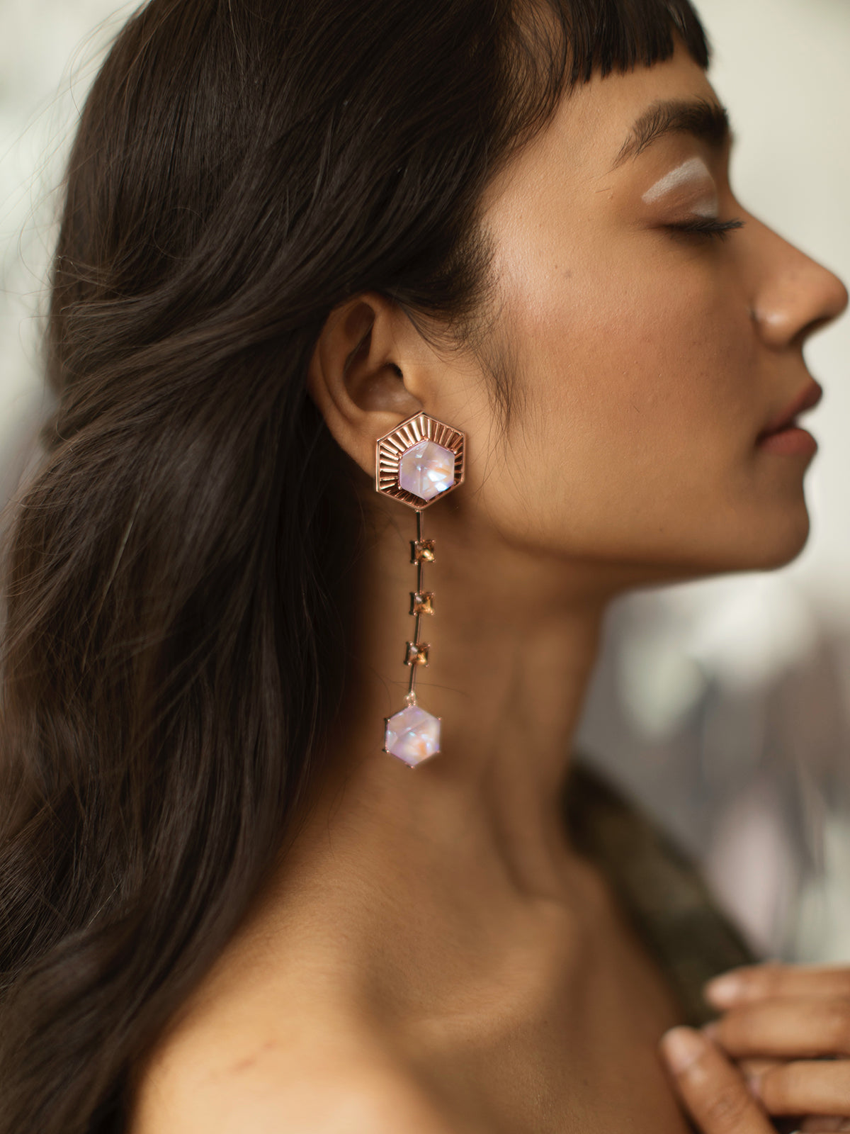 Crystal Statement Danglers
