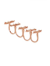 Alaya F in Multi Finger Crystal Ring